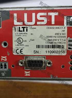功能正常议价 路斯特LUST 驱动器 CDA32.008.C1.4.HF包