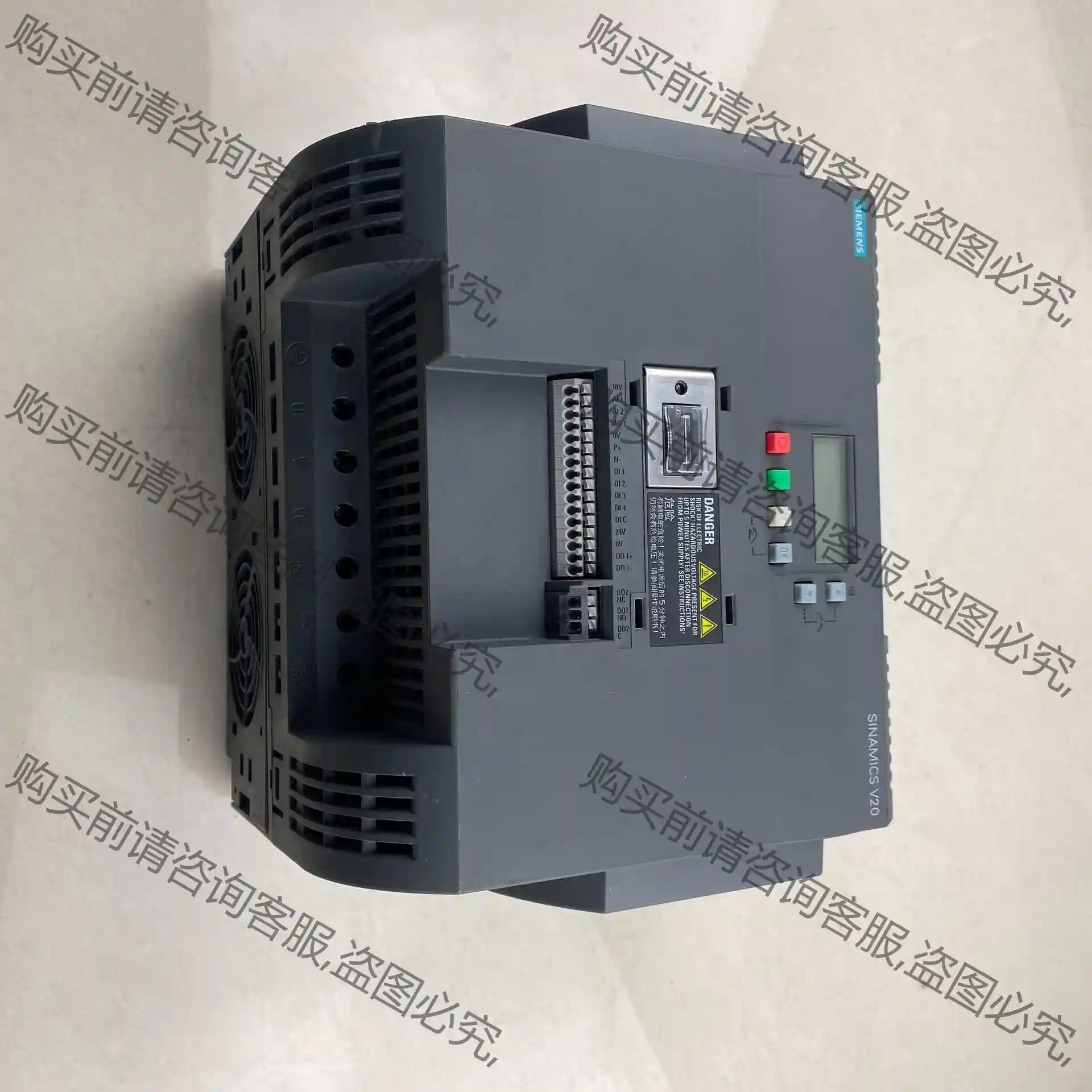 西门ziV20变频器6SL3210-5BE31-1UV0/6S 先议价 拆机货包好