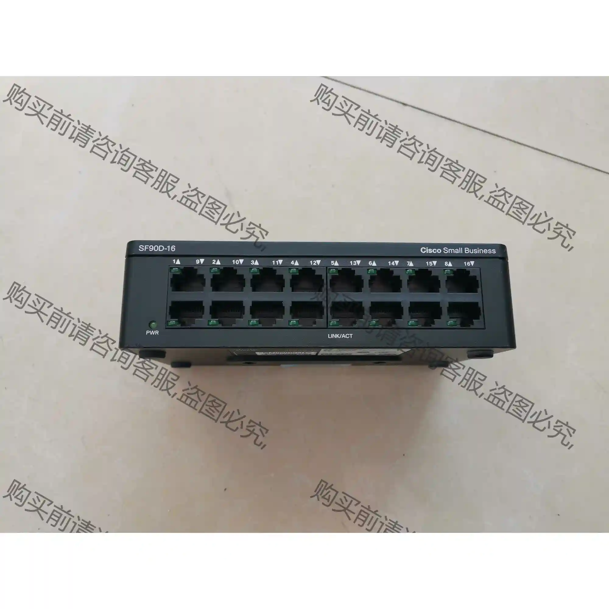 思科Cisco SF90D-16 百兆16口桌面交换机 实物 先议价 拆机货包好