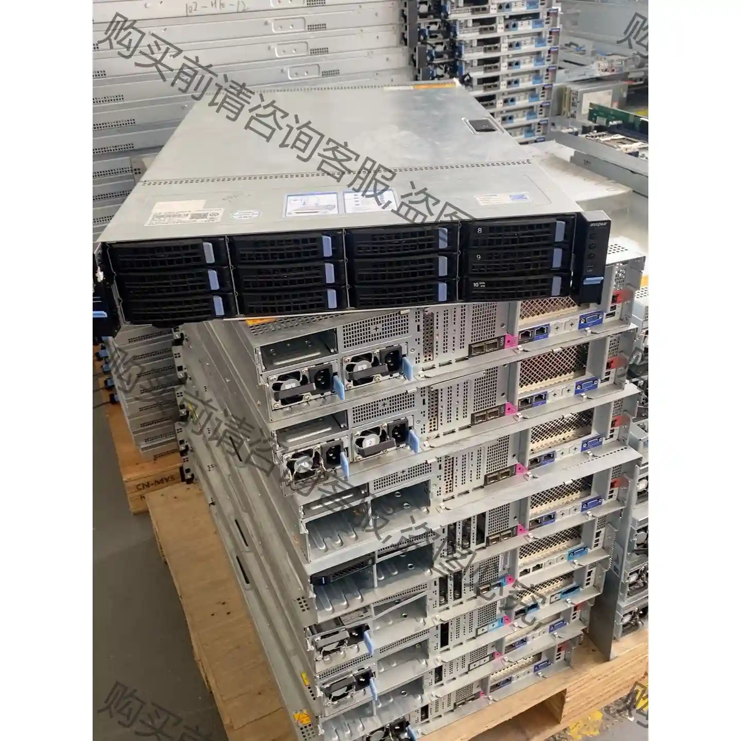 浪潮英信SAS5212M4 带板载3008阵列卡 2u服务器 先议价 拆机货包