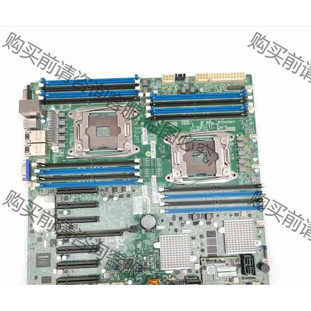 功能正常议价 supermicro超微 X10DRH-CT主板，双路X99