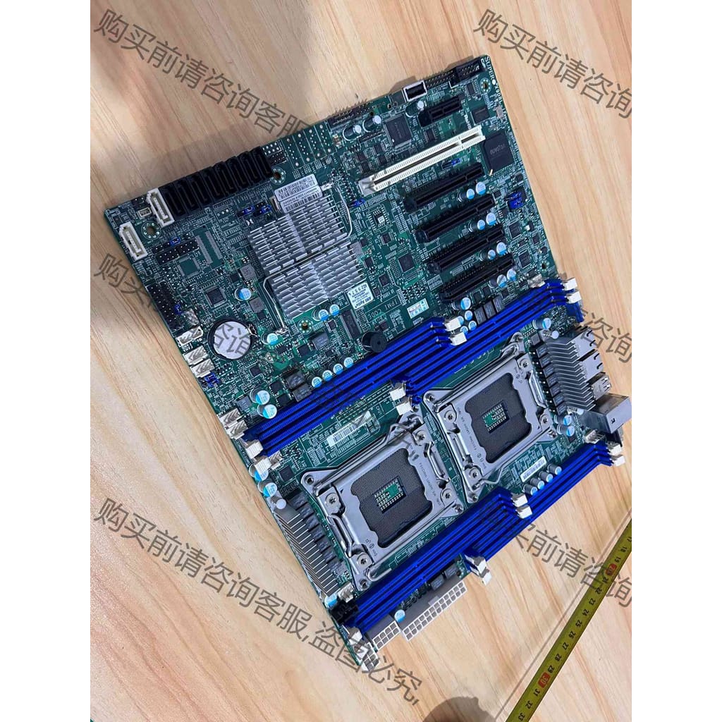 功能正常议价 超微主板X9DRL-IF，各功能正常，支持V2DDR3内存,