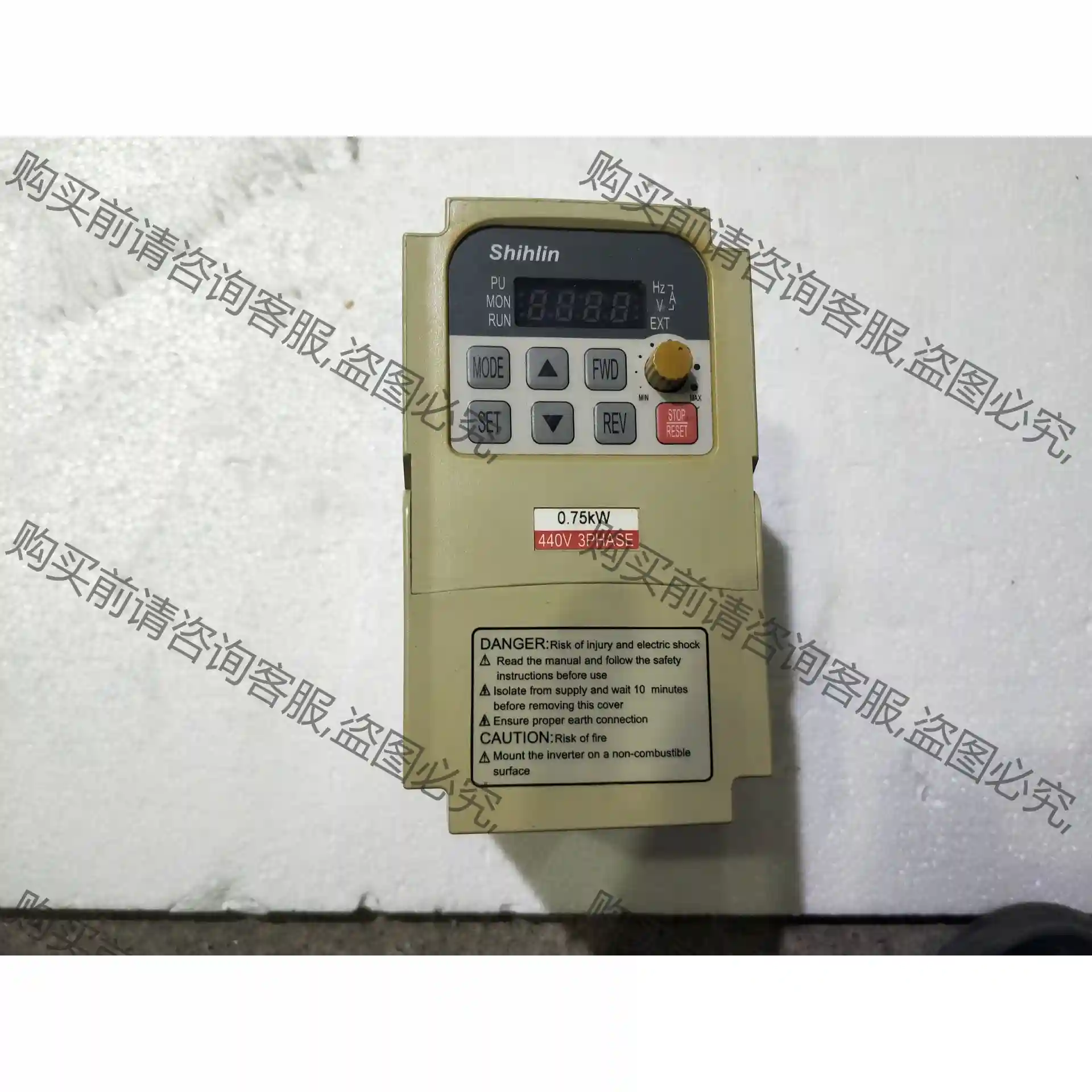 士林变频器SC-043-0.75K-D 0.75KW 380 先议价 拆机货包好