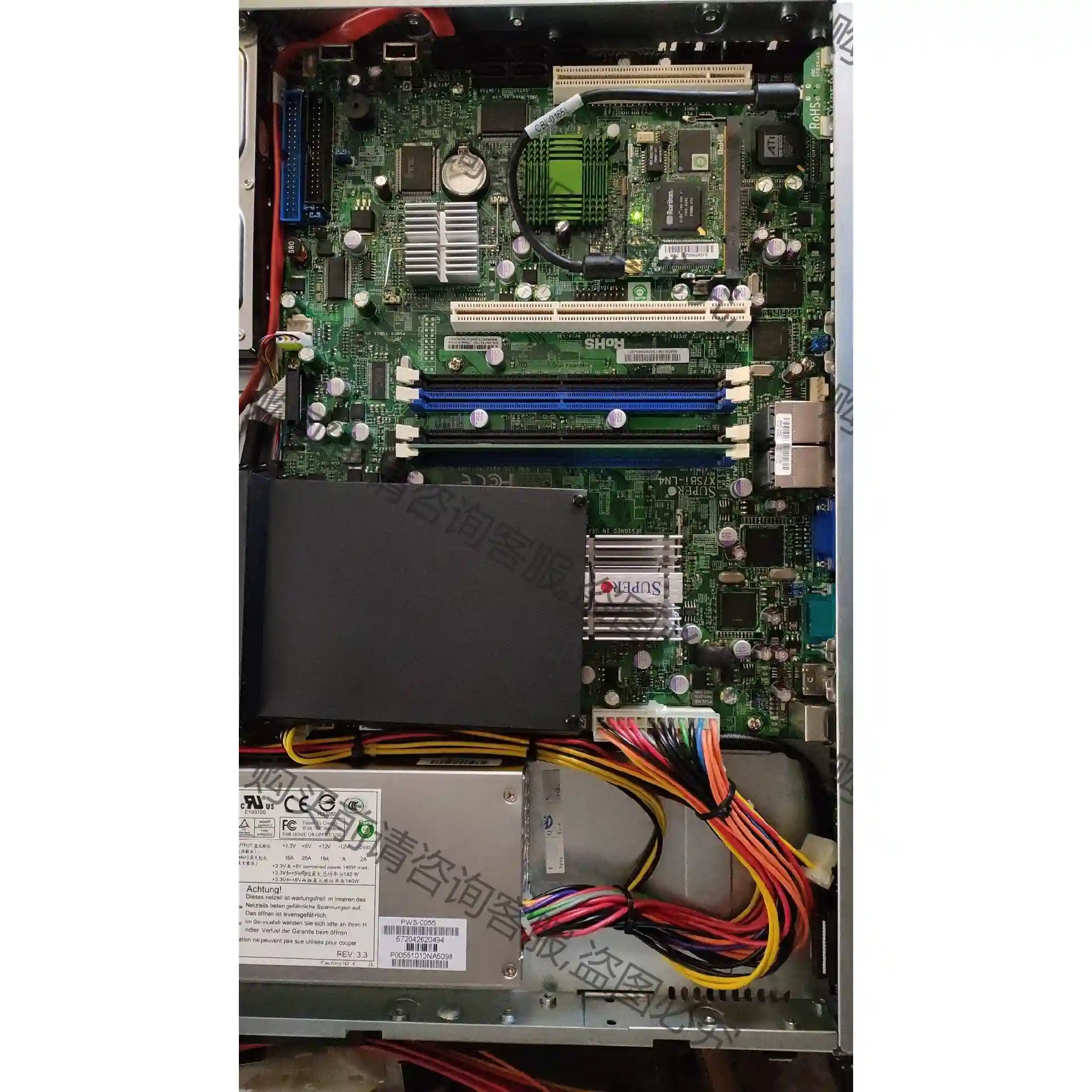 原装超微 X7SBI-LN4 主板3200芯片组单路至强服务 先议价 拆机货