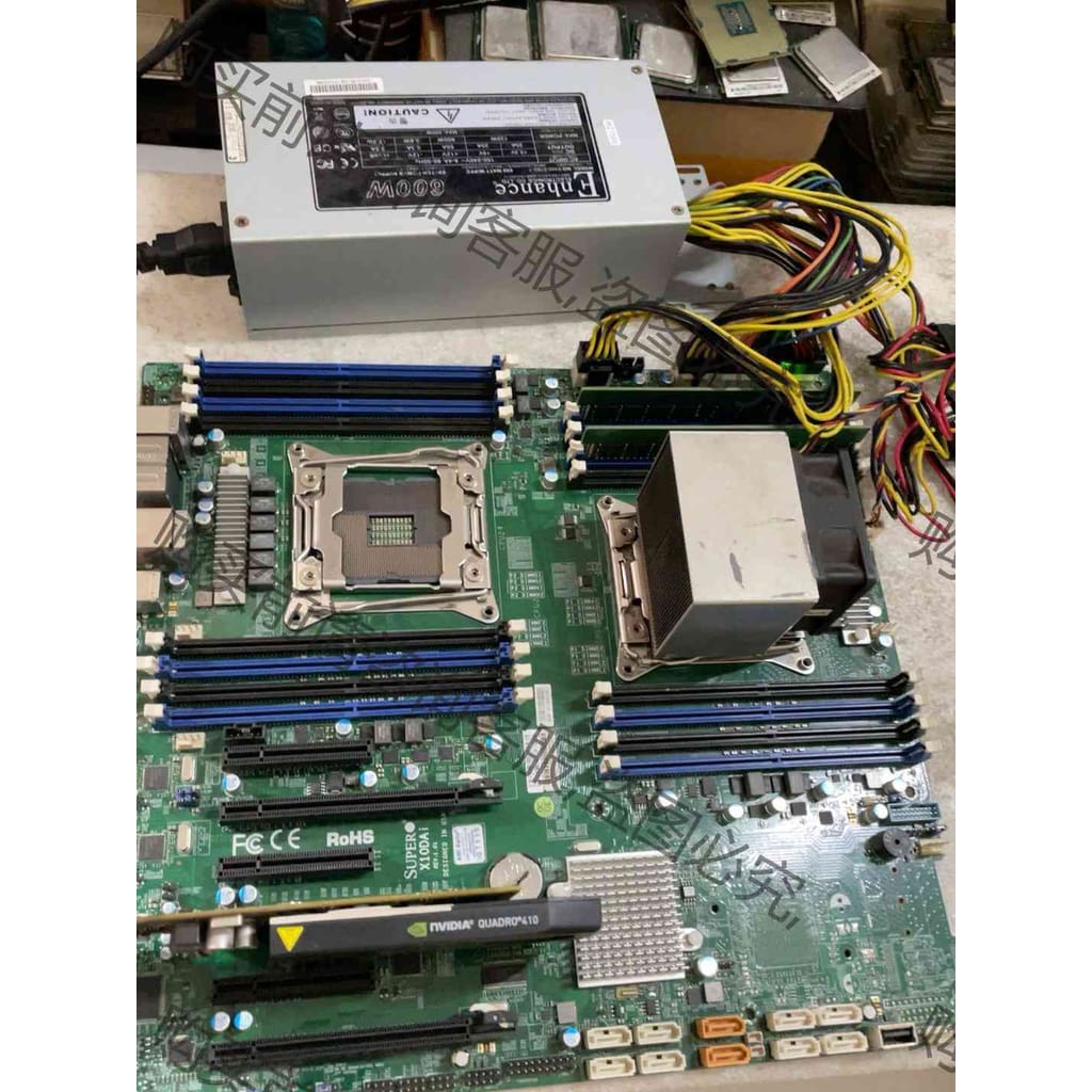 功能正常议价 超微x10dai双路x99主板 出一个超微主板x10DAI超