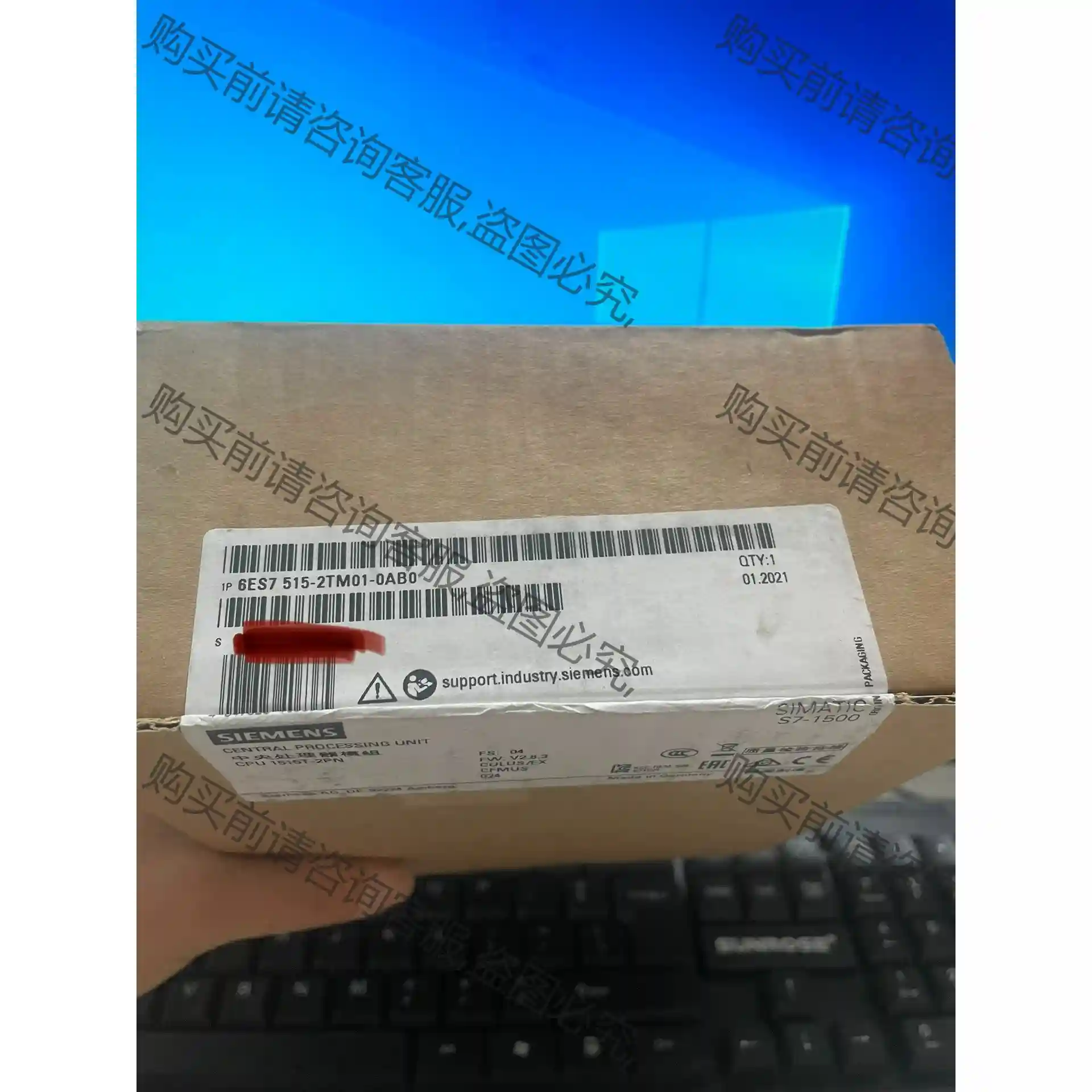 6ES7 515-2TM01-0AB0 原装正品未开封，全新 先议价 拆机货包好