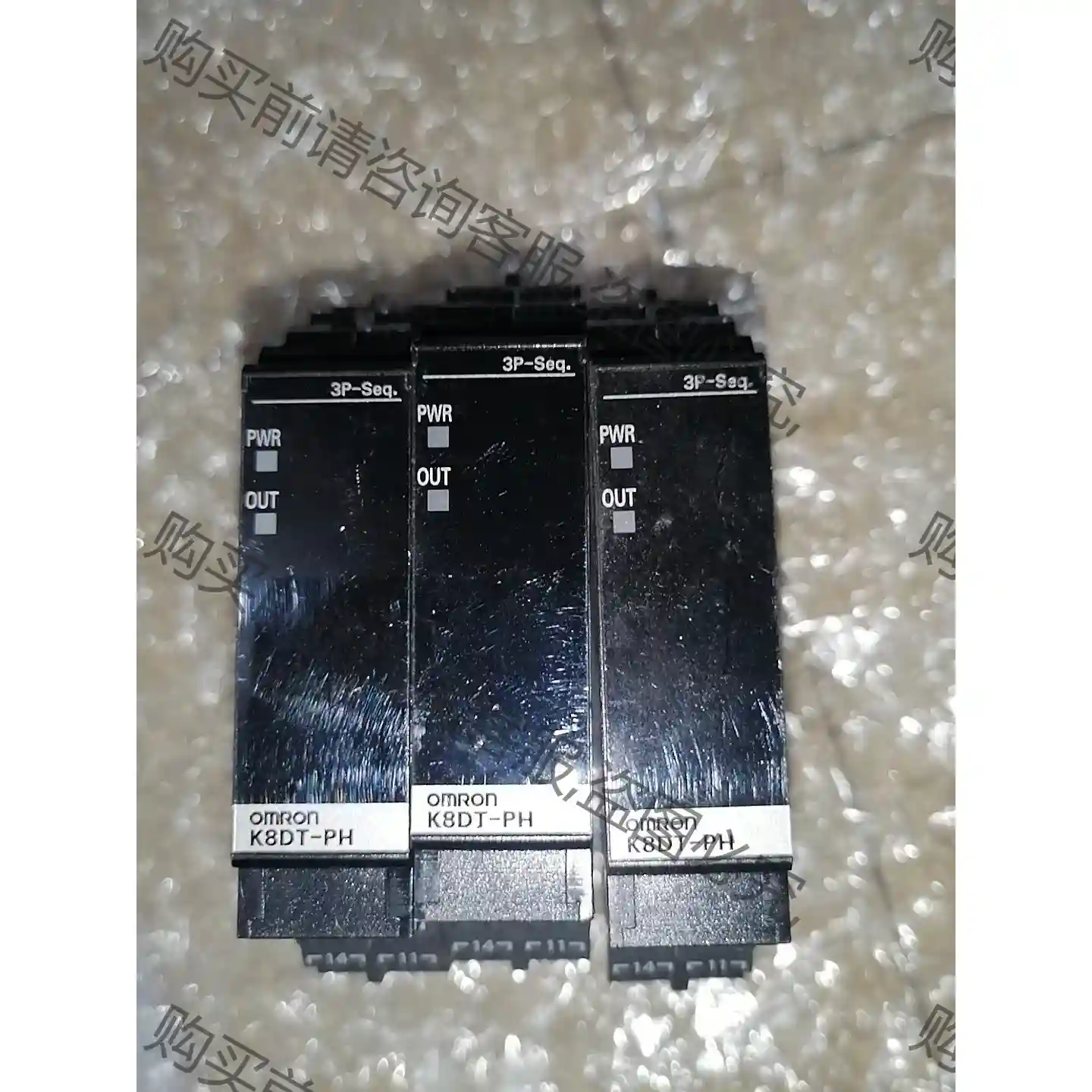 omron反相缺相继电器 K8DT-PH1CN 共2只，单 先议价 拆机货包好