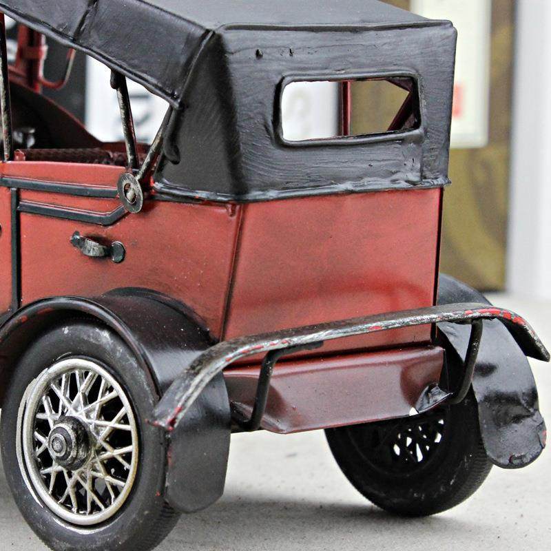 爆款！复古怀旧工艺品摆件铁皮老爷车模型家居装饰品,家居饰品,装饰摆件,淘宝优惠券,粉丝福利购,淘宝优惠卷