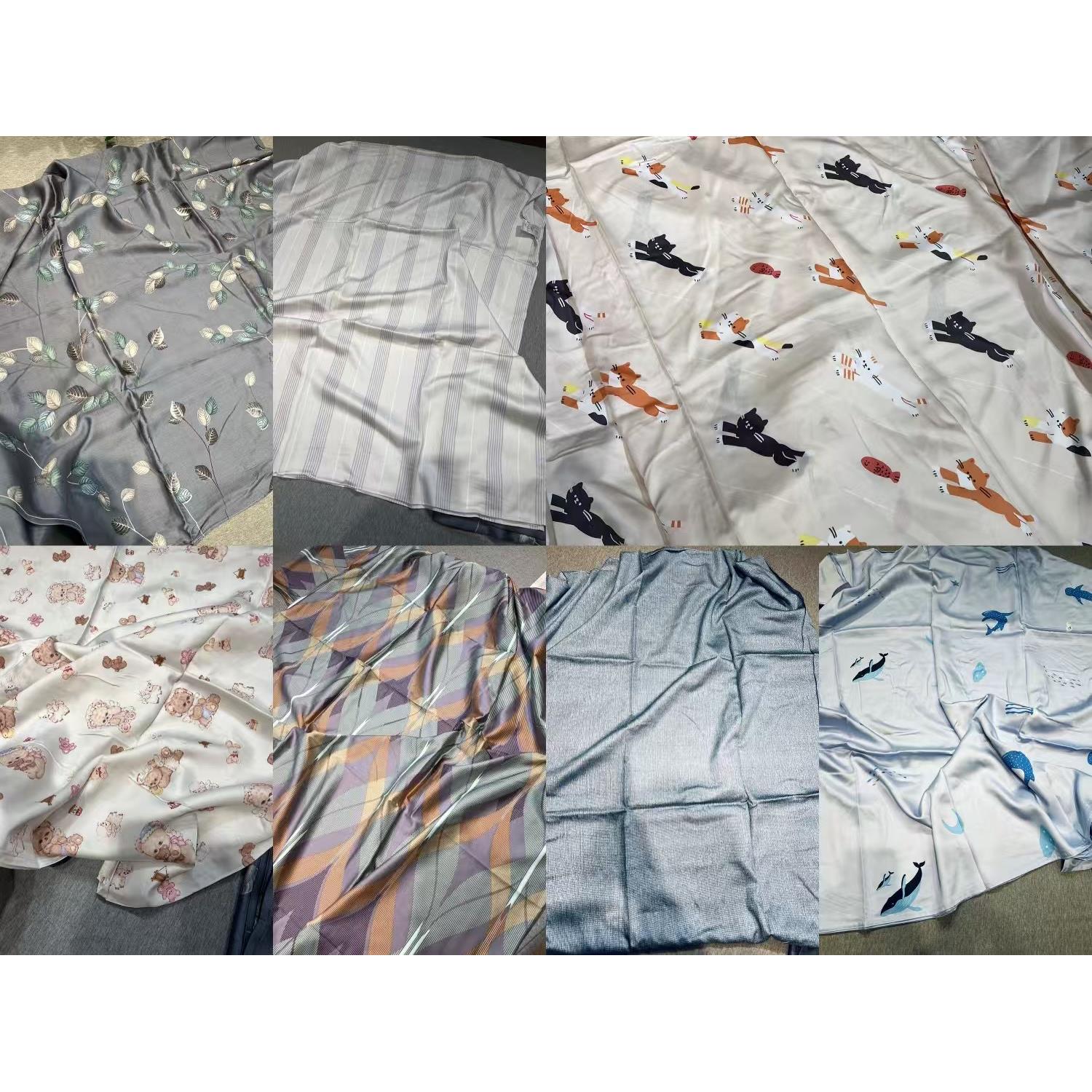 尾单张80计数天丝莱赛尔纤维单张产品床单印花床单230*250双床床