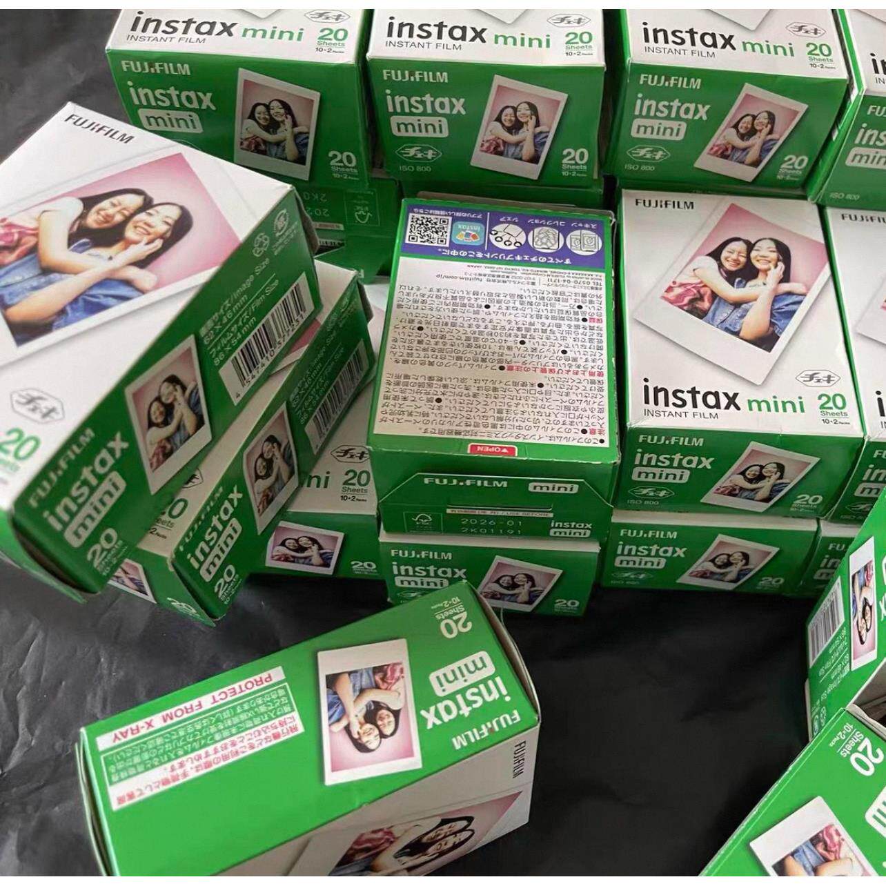 现货富士instax mini相纸立拍立得胶片3寸迷你相纸白边双包装20张
