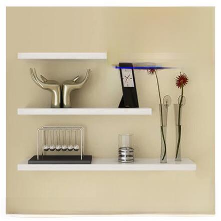 订制一字隔板客厅墙壁储物架搁板置物架挂壁层板定做实木原木装饰