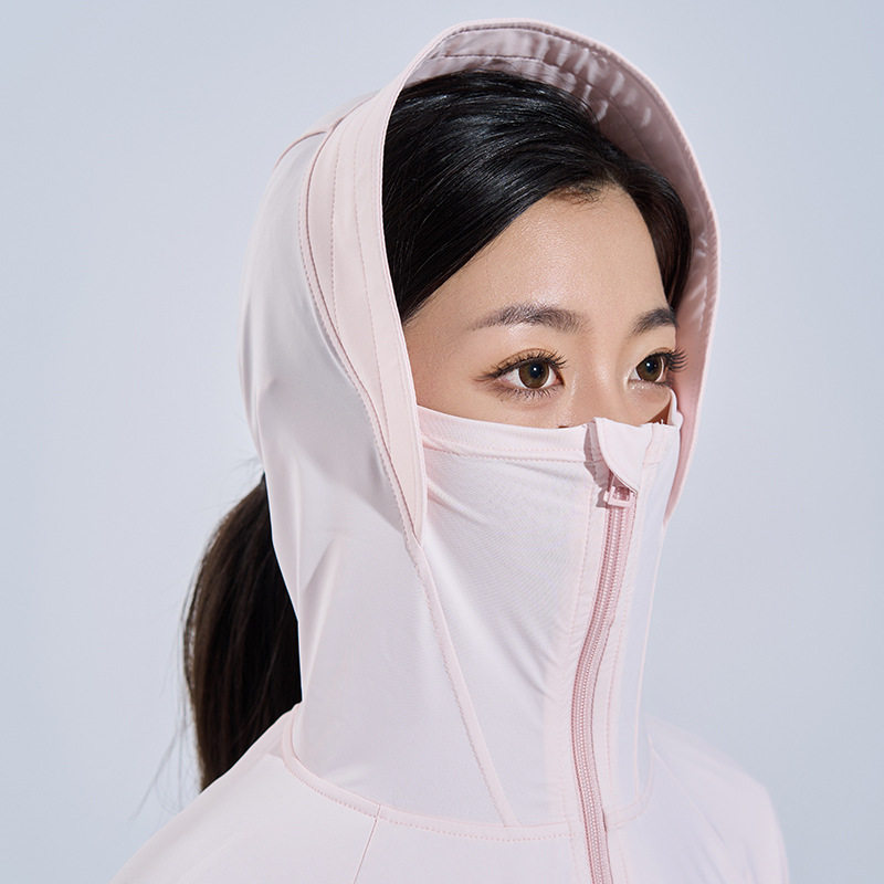 RIDAN YOUJIA 태양 보호 의류 UPF50 + 얼음 실크 냉각 태양 보호 의류 소년 소녀 용  여름 얇은 부모-자식 재킷