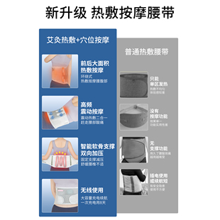 保价双11 妙界暖宫护腰带热敷按摩腰椎间盘突出腰肌劳损腰托