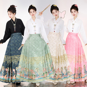 原创荷仙明制马面裙套装 汉服女成人新款 国风日常春秋款 显瘦新中式