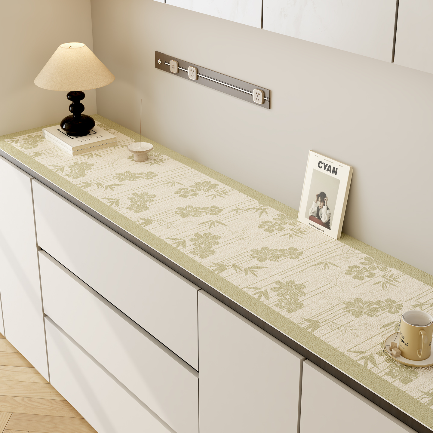 餐边柜台面保护垫可裁剪防水免洗