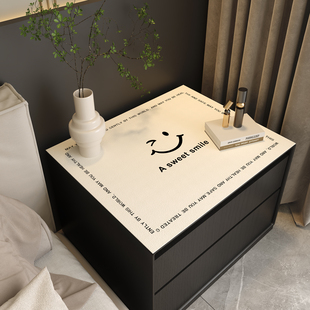 现代简约床头柜保护垫防水防滑家用垫子可裁剪防尘盖布可擦洗盖垫