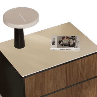 床头柜台面保护垫轻奢高级感桌垫主卧可裁剪桌面垫子防水防油盖布