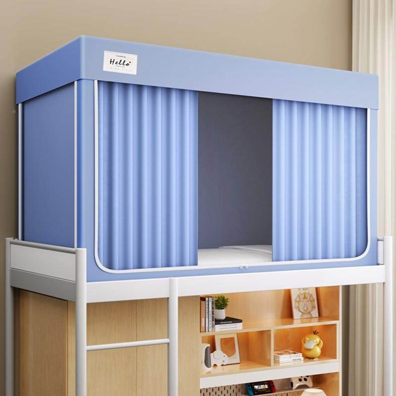 强床力遮光床帘蚊帐一体大学0全宿舍单人万能9YBZ包带支架窗帘,床上用品,蚊帐,淘宝优惠券,粉丝福利购,淘宝优惠卷