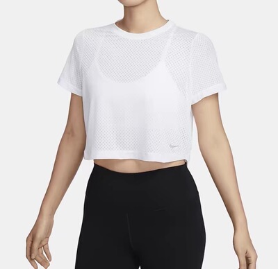 耐克Nike One Classic Dri-FIT女子速干圆领透气短袖 FN4118-100