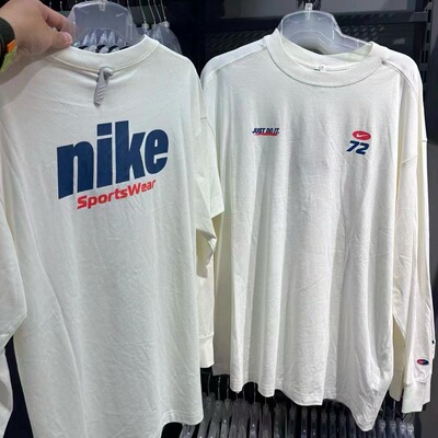 耐克圆领针织运动休闲透气宽松套头衫长袖HQ1574-133HQ1569-421