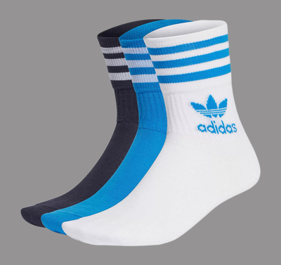 Adidas/阿迪达斯 正品三叶草 男女运动训练袜三双装H32334