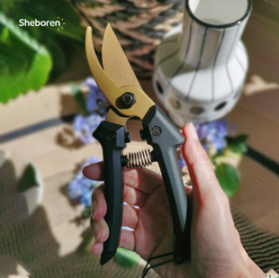 Sheboren园艺剪枝剪刀果树树枝园林花枝花艺剪刀修枝剪采摘神器