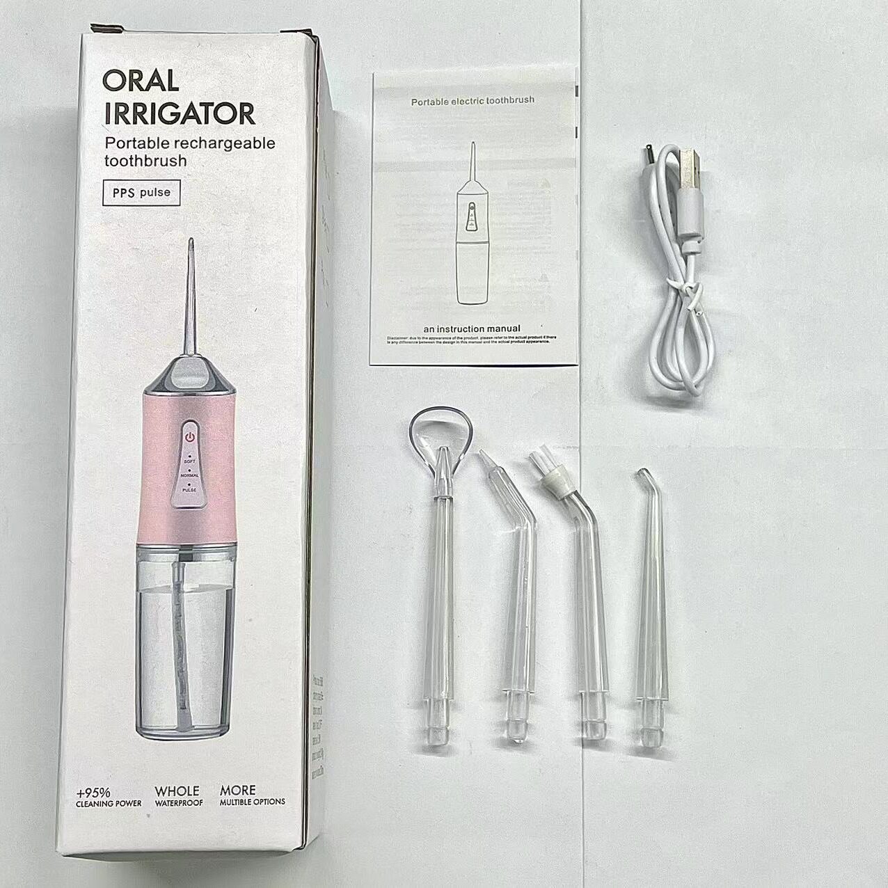 电动冲牙器便携式家用水牙线洗牙器冲牙机口腔冲洗牙洁牙仪跨境