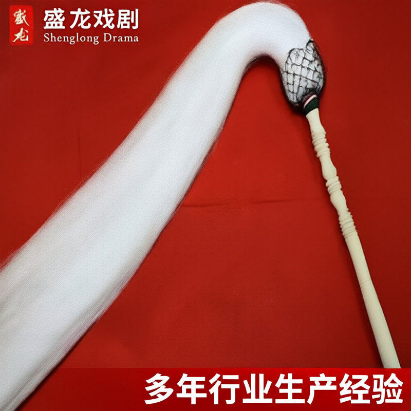 太极拂尘道士佛尘浮尘仿马尾扶尘太监甩子桃木戏剧用枣木手工佛尘