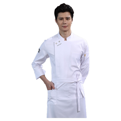 食尚者厨师服秋冬长袖工作服定制