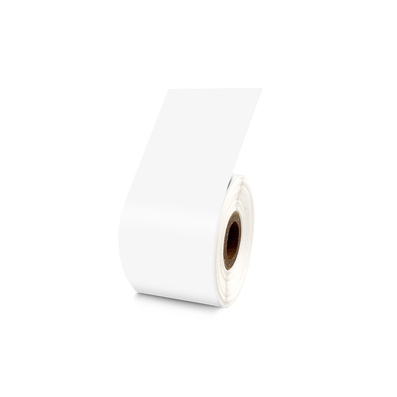 【5卷/10卷装】适用M102/M110/M220白色热敏标签纸商品价格食品留样生产日期打印纸服装吊牌不干胶贴纸特价