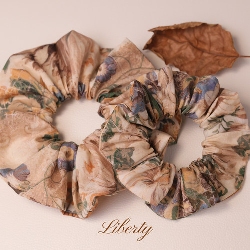 英国Liberty棉布小众ins亲子纯手工大肠发圈头花发绳皮筋