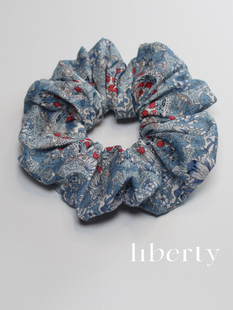 英国Liberty棉布ins小众手工2025新款大肠发圈头花发绳皮筋
