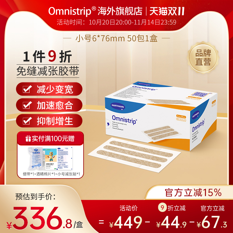 Omnistrip减轻扩张加速愈合
