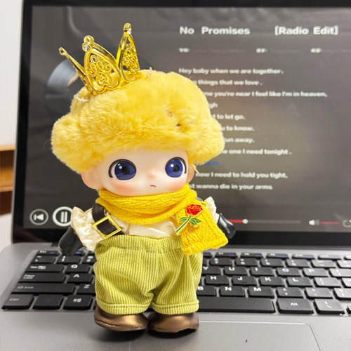 dimoo皮克斯系列娃衣着替背带裤替换新品玩偶站坐姿衣服套装帽服