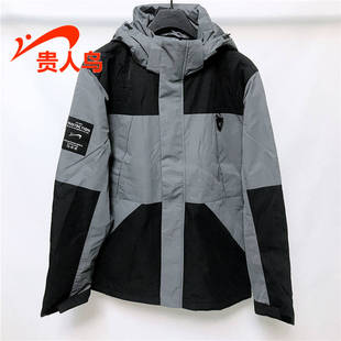 加厚加绒防风运动休闲保暖B425S79 2022冬新款 贵人鸟男装 风衣正品