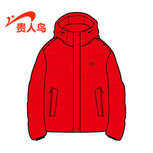 运动休闲防风保暖上衣2025M94 新款 贵人鸟羽绒服女正品 2022冬季