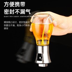 家用食品级玻璃喷油瓶 厨房不锈钢喷油壶喷油瓶空气炸锅油壶喷雾式