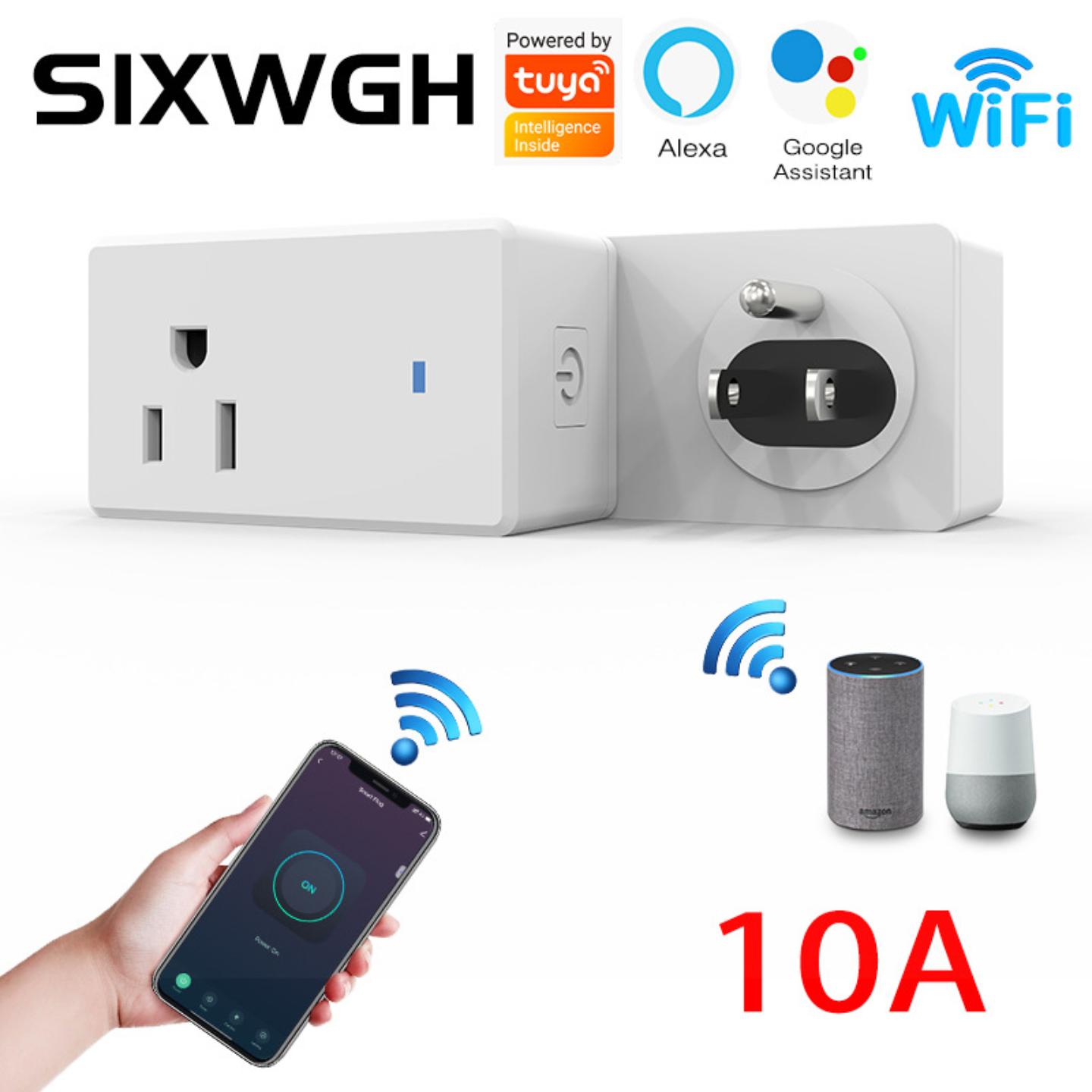 智能WiFi美规插座APP定时开关智能音箱语音控制家用电器美规插头