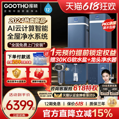 23年新品GOOTHO中央软水机家用