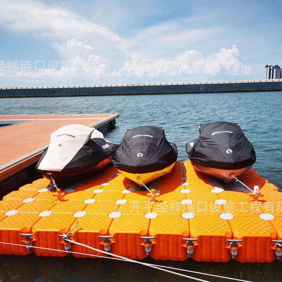 进口原料制作 塑料浮筒浮箱 水上浮桥浮台 钓鱼平台 网箱鱼苗养殖