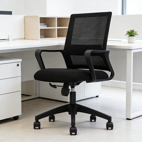 奈高网布办公转椅久坐舒适电脑椅