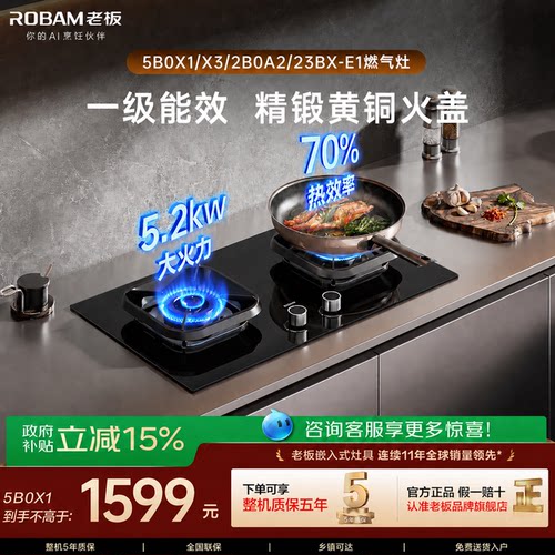 老板燃气灶5B0X1/2B0A2官方旗舰