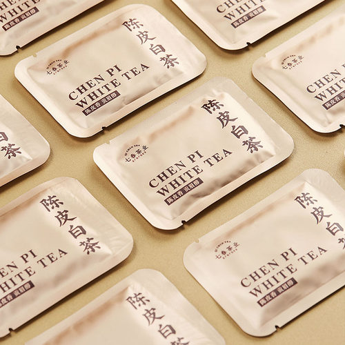七春茶叶陈皮白茶小方片30片