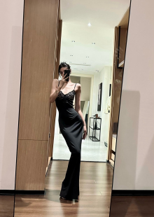 ISGRX 自我绽放 原创设计连衣裙礼服生日裙圣诞节年会