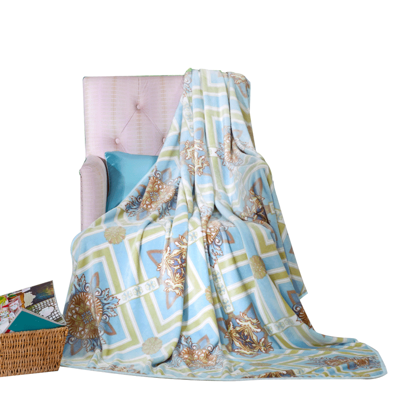 富安娜法兰绒毯-伊斯菲尔 150*200cm 净重约0.9kg  团购