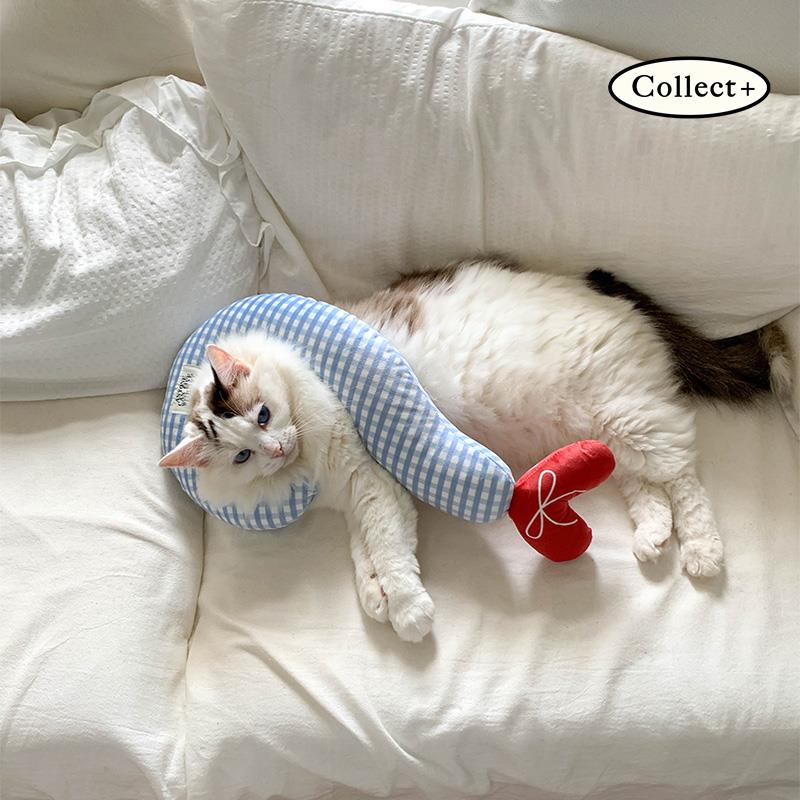 艺术收藏夹 U形枕问号午睡枕宠物玩偶异形抱枕腰靠床头卧室靠垫