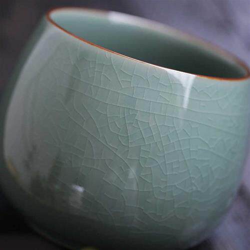 茶渣缸大号茶洗笔洗水盂水培杯洗杯碗家用陶瓷功夫茶具茶道零配件