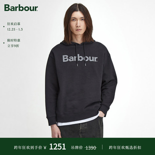 OS男女同款 Nicholas 宽松连帽卫衣 Brushed Barbour