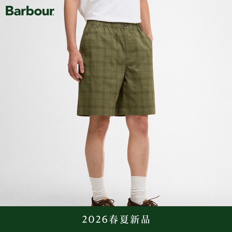 【春夏新品】Barbour Tunstall Tonal Tartan格子男士短裤