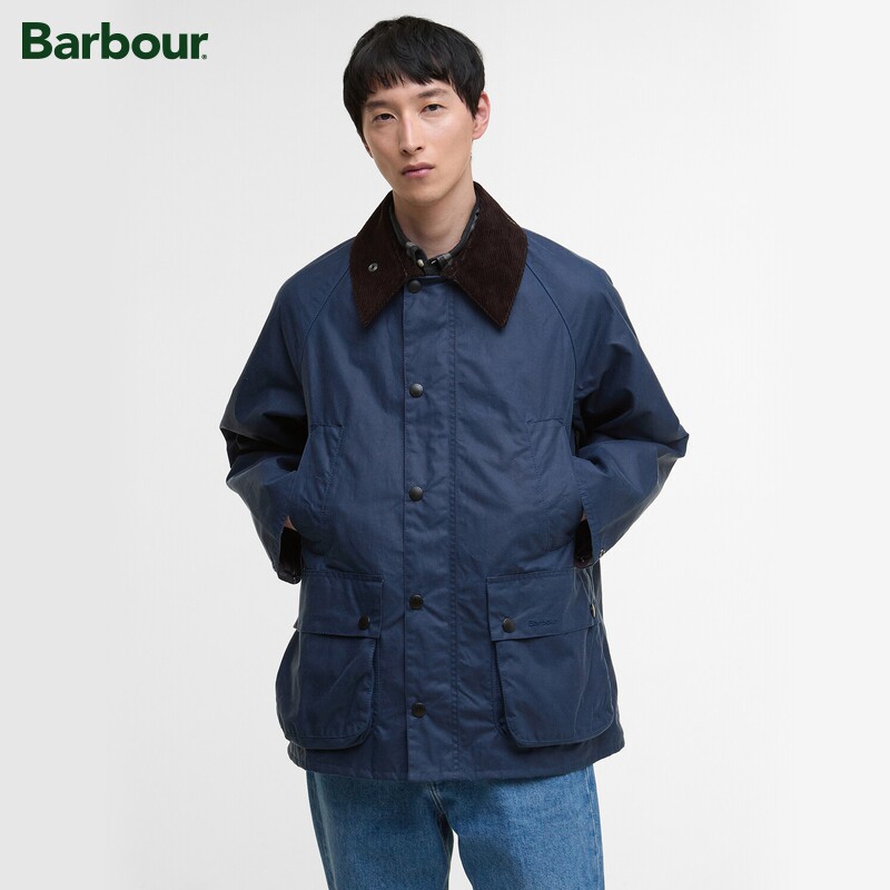 【明星同款】Barbour OS Bedale男女同款宽松油蜡夹克 MWX1679